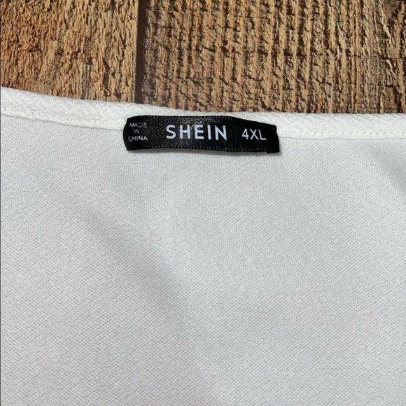 shein square neck button front top - Picture 9 of 9